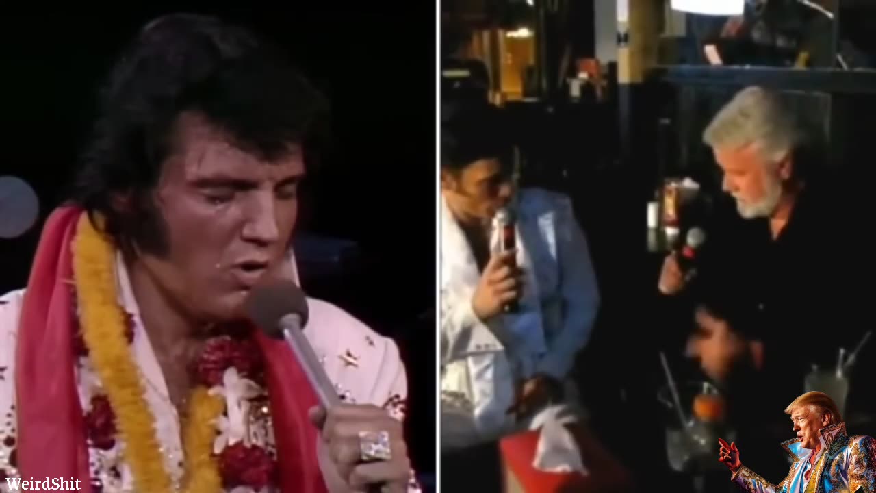 Elvis Presley & Bob Joyce An American Trilogy Full Song Side By Side 2011