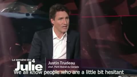 Did Trudeau actually say “ Do we tolerate THESE people”?”