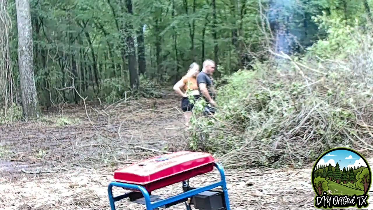 Ep. 10 - Final stages of land clearing for our off-grid cabin!