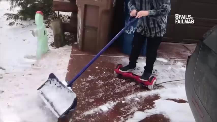 funny |Christmas snow fails