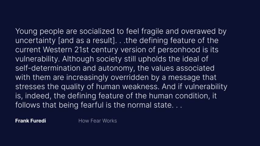 Academy of Ideas- Why an Obsession with Safety Creates Sick Minds and a Sick Society