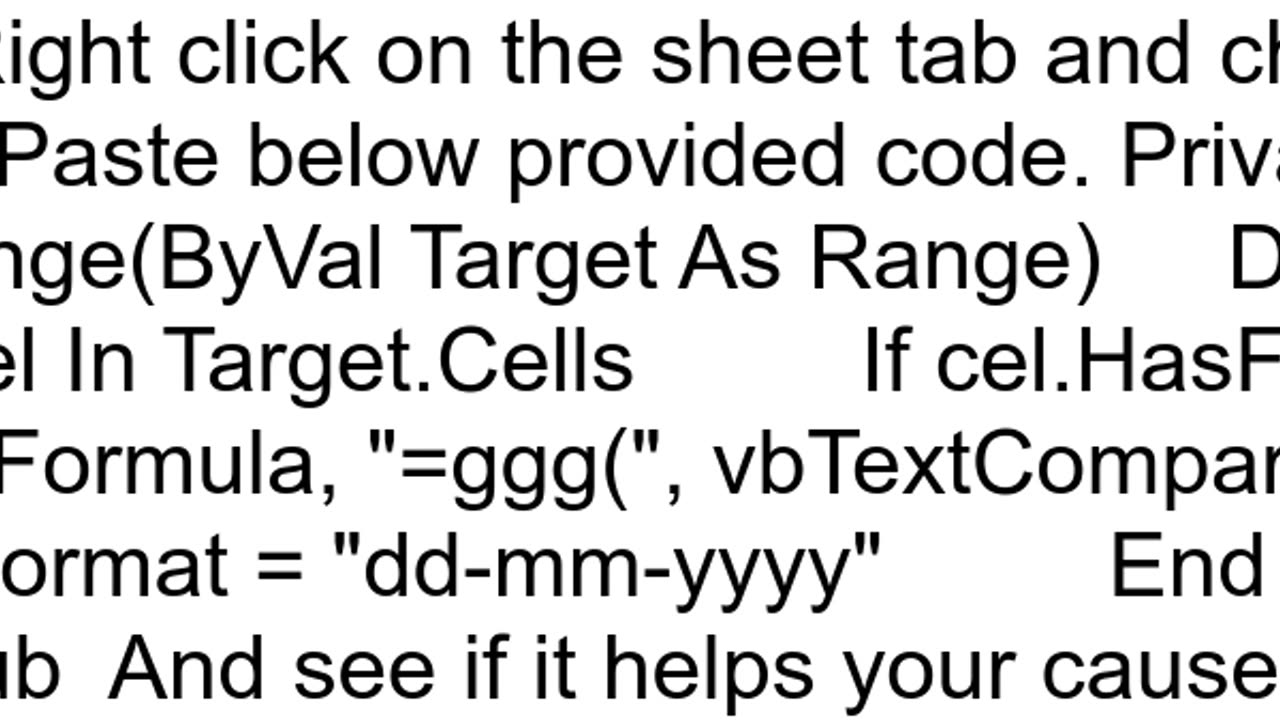 change cell format within functions in excel VBA