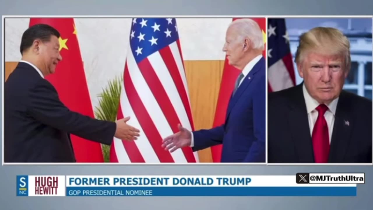 OUCH: Trump Says President Xi Would Handle Kamala "Like A Baby"