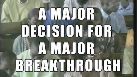 A MAJOR DECISION FOR A MAJOR BREAKTHROUGH | DAG HEWARD-MILLS