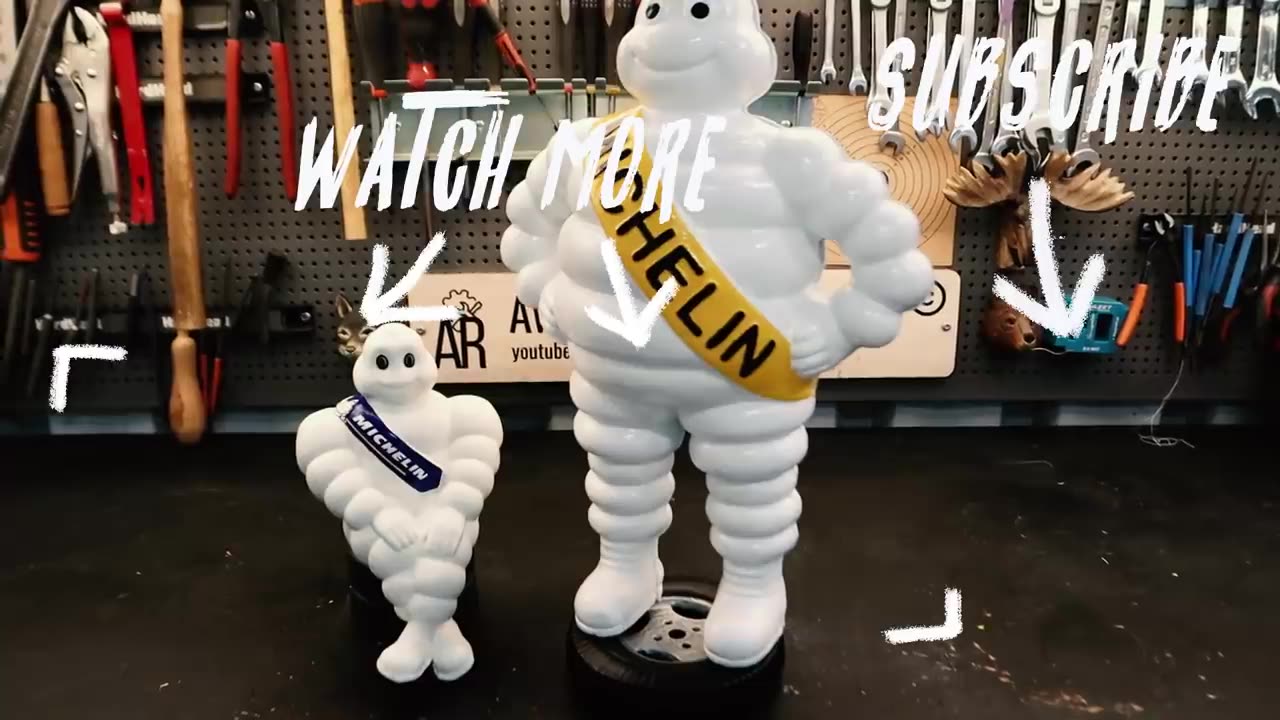 MIGHTY Michelin Man Restoration - Detroit 1918 --- AF invention