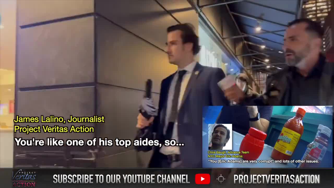 NYC Mayor Adams and Aide Go SILENT When Confronted by Project Veritas