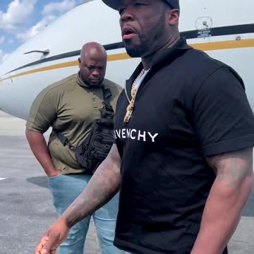 50 Cent touching down in Mansfield, MA
