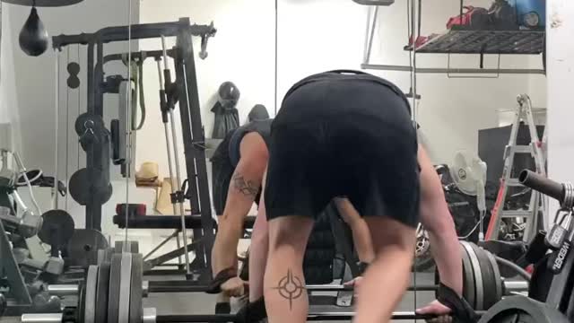 500 pound deadlift after a full workout