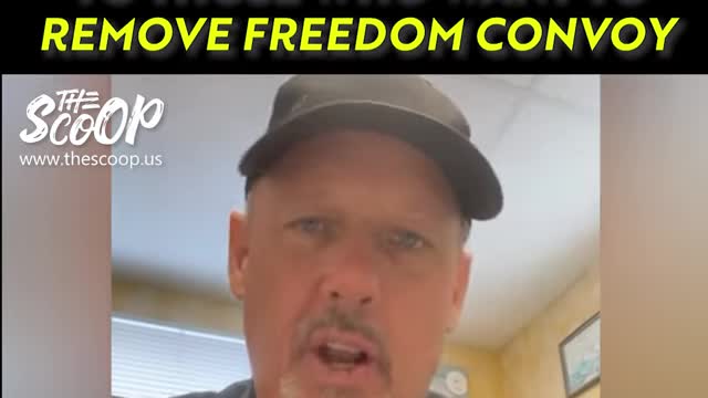 TOW TRUCK OPERATOR SENDS POWERFUL MESSAGE. TO THOSE WHO WANT TO REMOVE FREEDOM CONVOY.