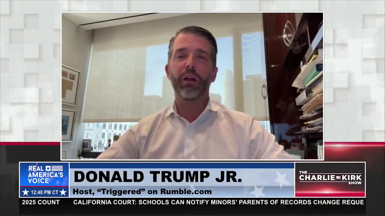 DONALD TRUMP JR. SAYS AMERICANS ARE SECOND CLASS FOR DEMOCRATS