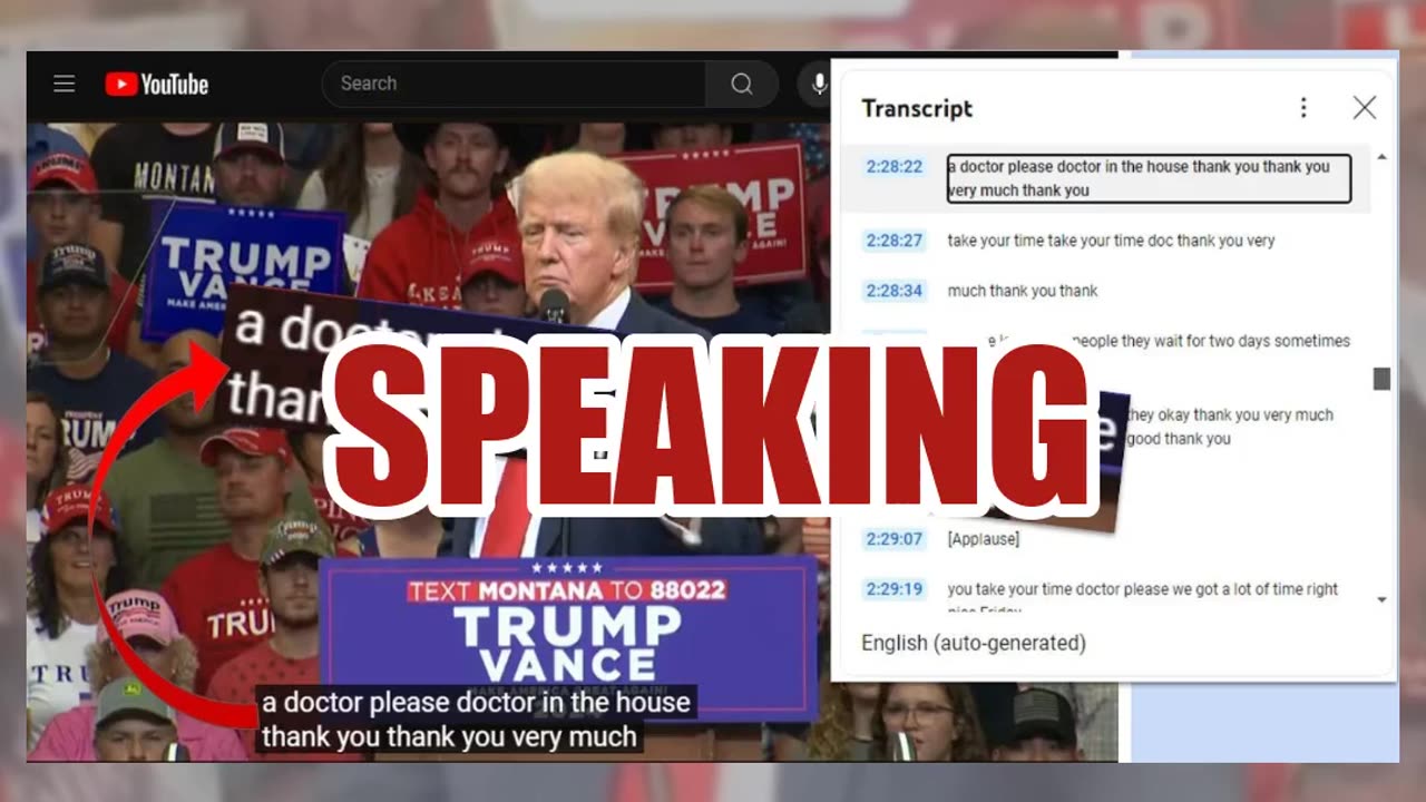 Fact Check: Donald Trump Did NOT 'Freeze' During Speech At Bozeman Rally -- Crowd Medical Alert