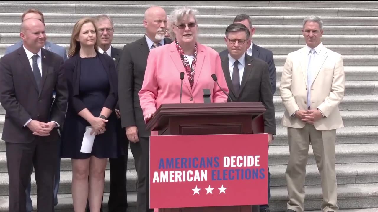 Rosemary Jenks discusses noncitizen voting at Capitol press conference