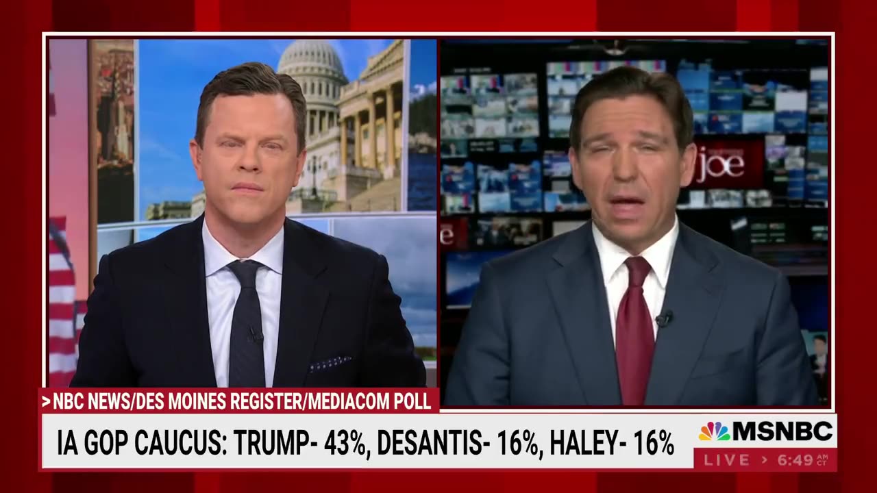 Ron DeSantis says Trump should be Removed from primary if Convicted