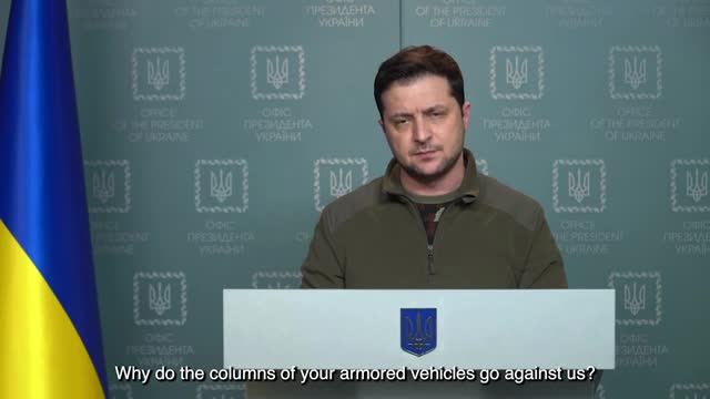 Updates from President Zelenskiy. [With English subtitles]
