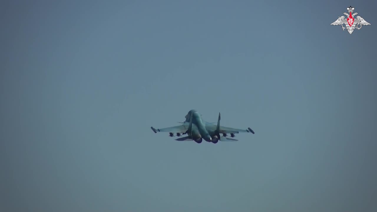 The combat actions of the Russian Sukhoi Su-34 fighter-bomber in the theater of war