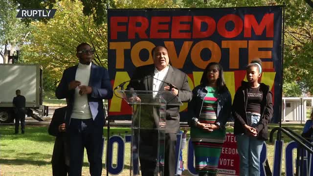 USA: Hundreds of activists rally in DC for voting rights - 23.10.2021