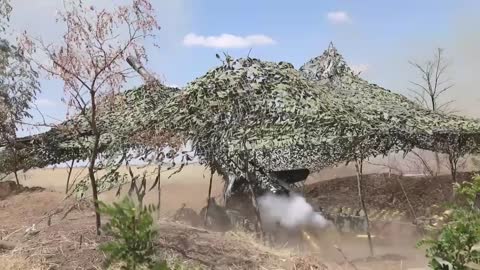 Combat work of airborne units during a special military operation.
