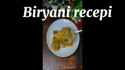 Chicken biryani recipe