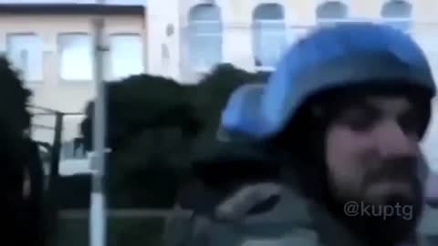 This is how the military entered Kupyansk at dawn today. Historical footage.