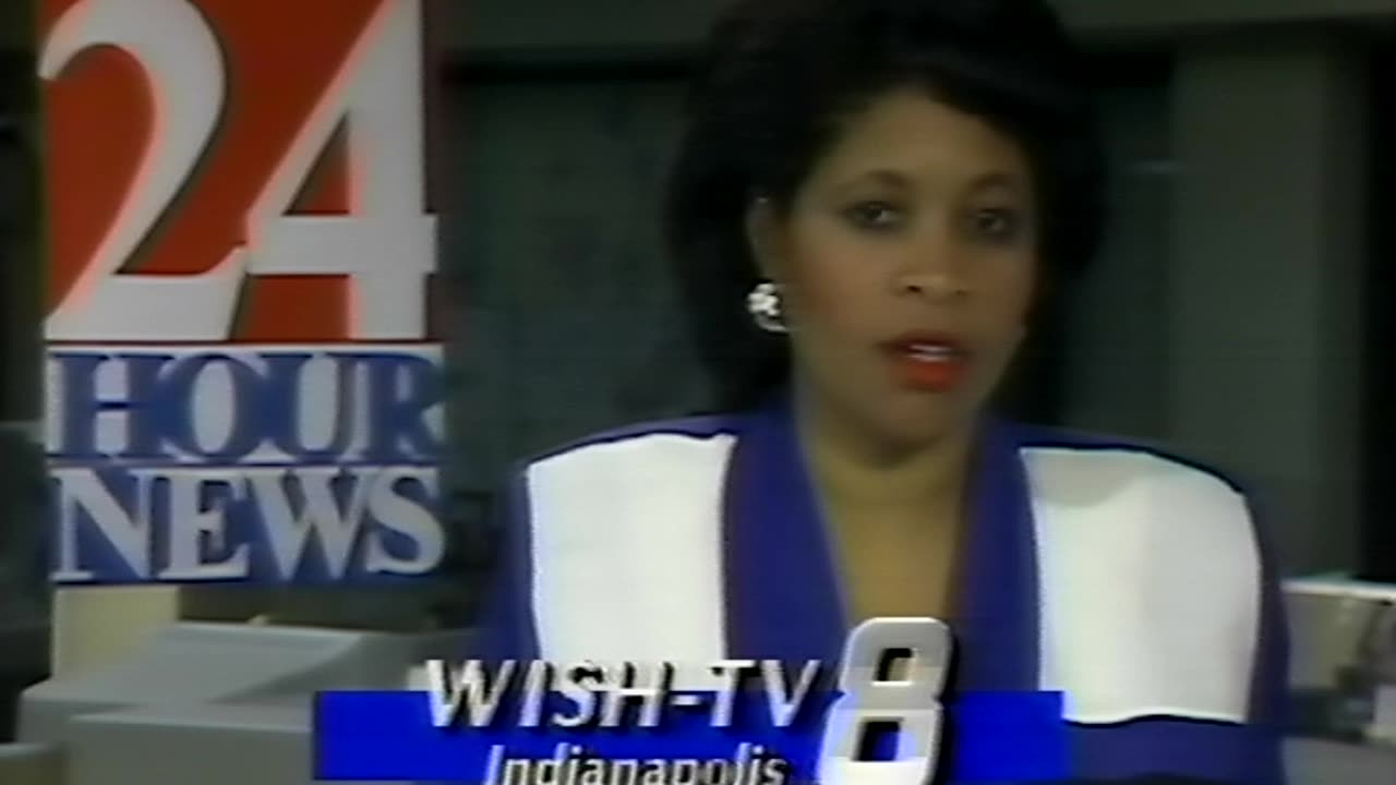 November 3, 1991 - Tina Cosby WISH 8:59 PM News Update