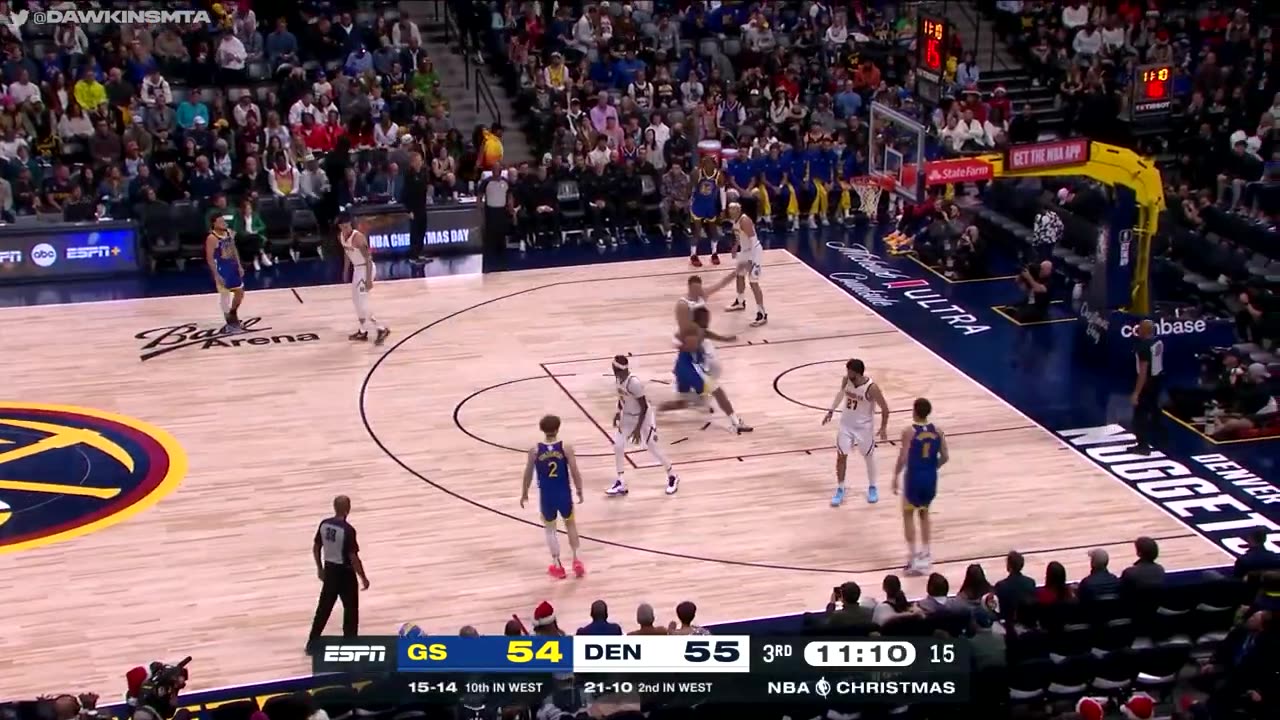 Golden State Warriors vs Denver Nuggets Full Game Highlights NBA Christmas 2023