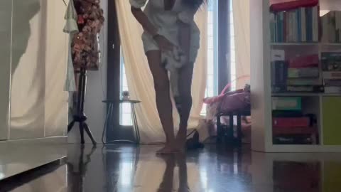 How My Cat Greets Me