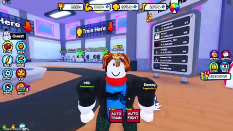 I got 5,000,000,000 STRENGTH in Lifting Simulator! ROBLOX