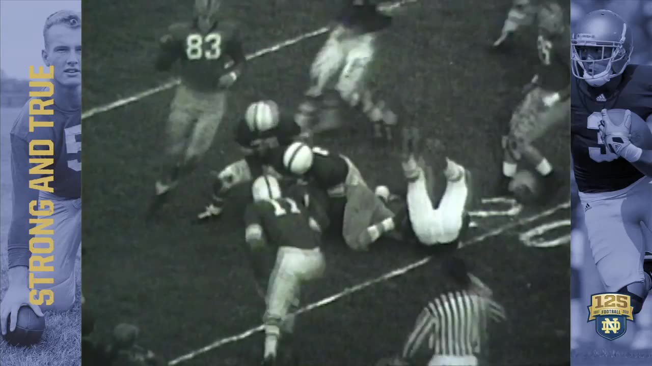 1952-11-08 Oklahoma Sooners vs Notre Dame(highlights)