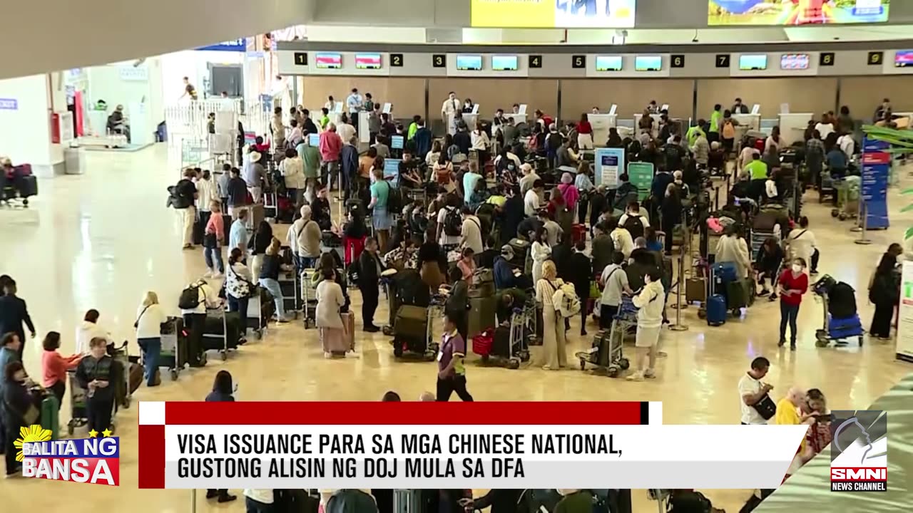 Visa issuance para sa mga Chinese national, gustong alisin ng DOJ mula sa DFA