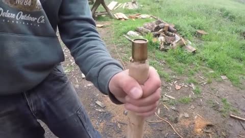 Load The Metal Ring Into The Finished Plank