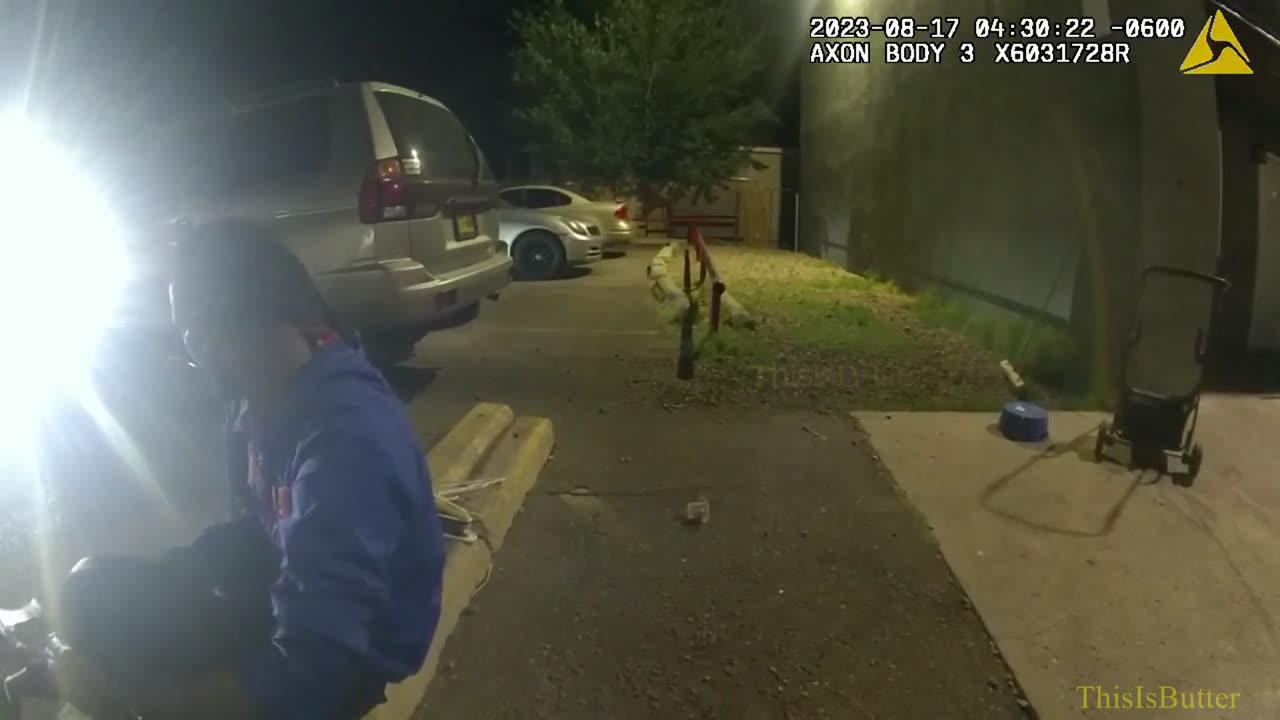 Body cam shows suspected car thief fleeing from police that resulted in an officer-involved shooting