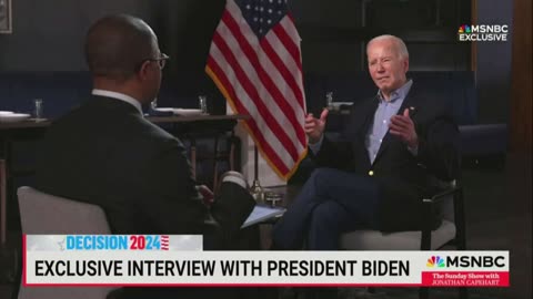 MSNBC's Capehart and President Joe Biden FULL Interview ILLEGALS Comment, Black Support