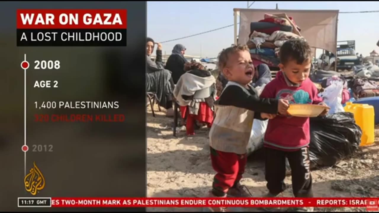 A record of what every 16 year old Palestinian in Gaza has already been through in their short life