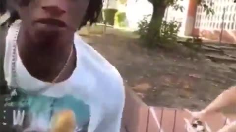 African in Germany threaten women and 4 year old child