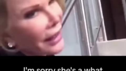 Joan Rivers telling the media Michelle is a man.