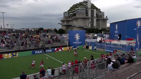'Homeless Euro 2024' kicks off beside main tournament