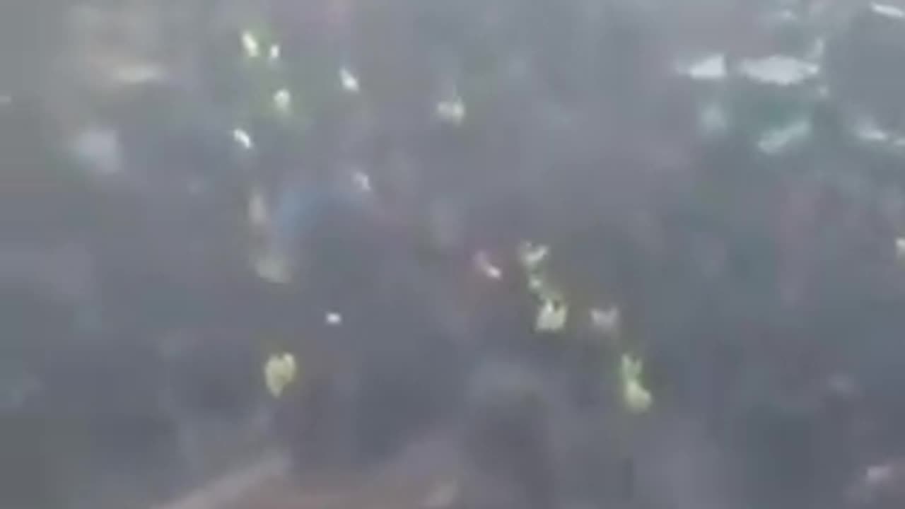 Police Open Fire on farmers outside EU Parliament