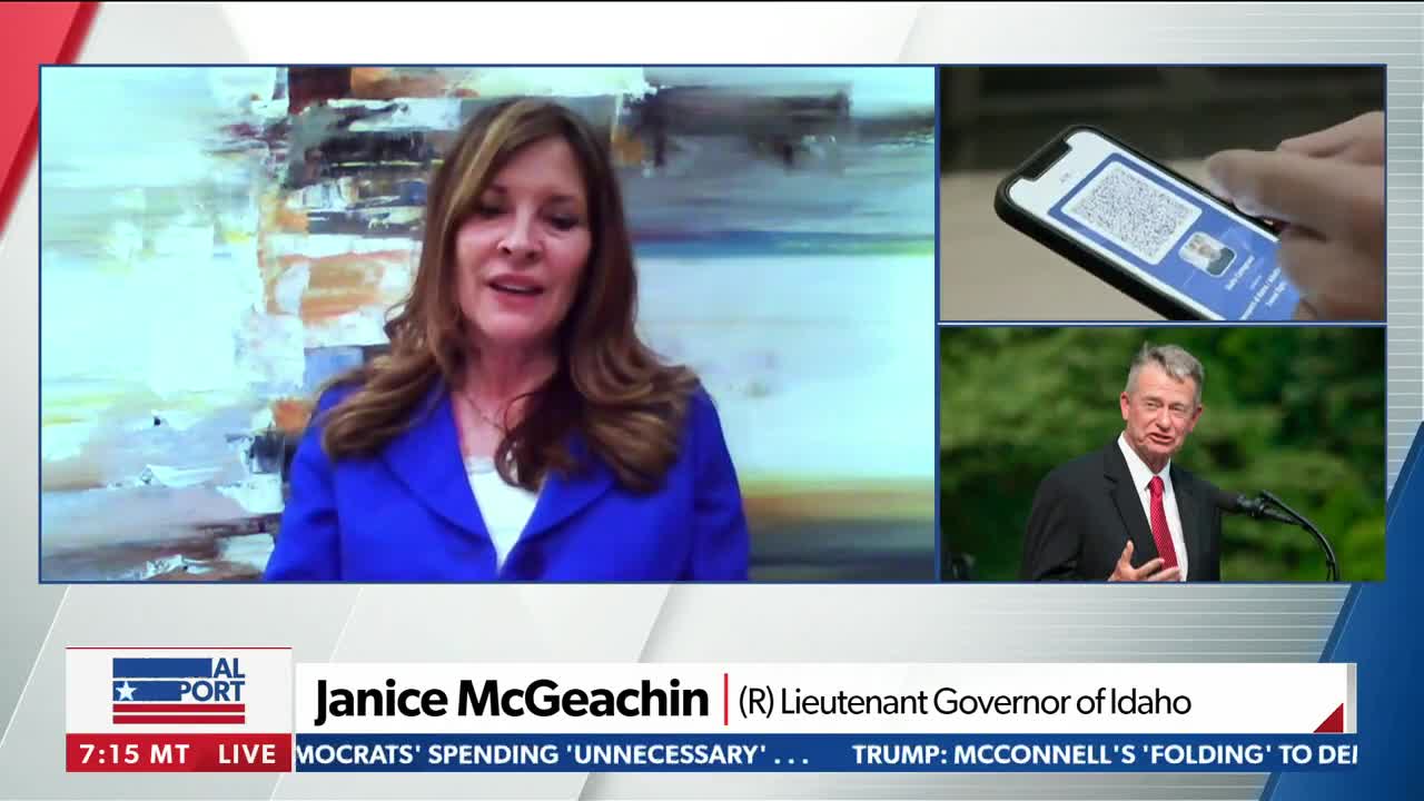 Janice McGeachin discusses her Executive Order with Emma Rechenberg on Newsmax TV