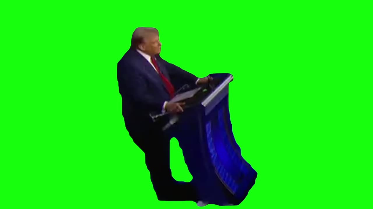 “Concepts of a Plan” Donald Trump | Green Screen