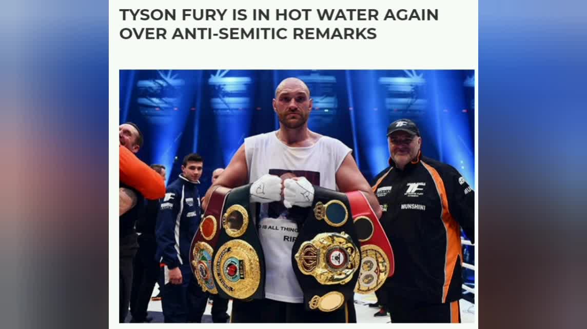 Heavyweight World Champ Fights Demons and Zionists