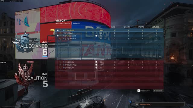 CoD MW SnD - 17 Kills on Piccadilly July 2021