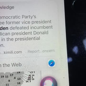 Chaplin Stillwater ask Siri’s who’s going to win the 2024! Interesting!