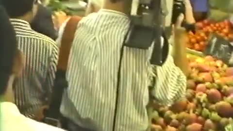 RARE- Rabbi Meir Kahane walking through the streets of Jerusalem in Hebrew