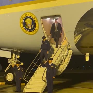 Plane Tired: COVID Biden Looks Exhausted Walking Off Air Force One in Delaware [Watch]