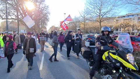 Manifestation Annecy le 26 02 2022