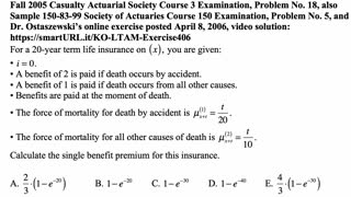 Exam LTAM exercise for September 9, 2021