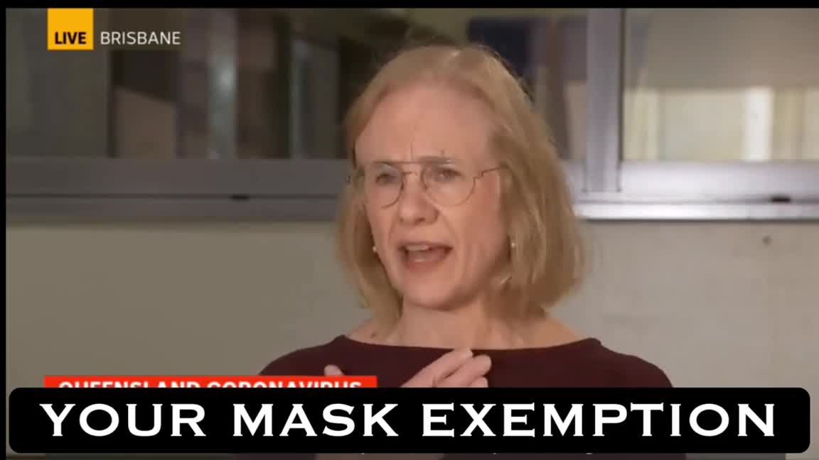 Janet Young Qld CHO Mask exemption approval