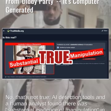 Fact Check: LeBron James Selfie In Maid Costume Is NOT Real, NOT From 'Diddy Party' -- AI Generated