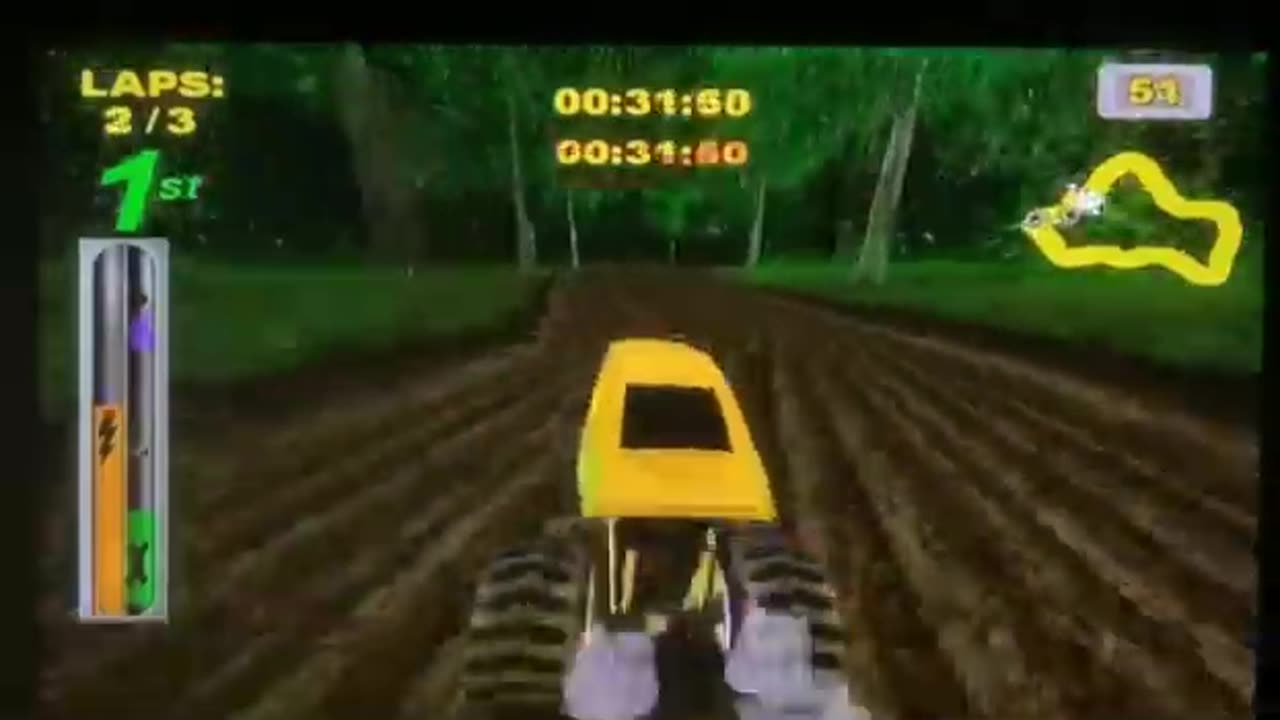 Wii game with N64 graphics and the worst vehicle handling