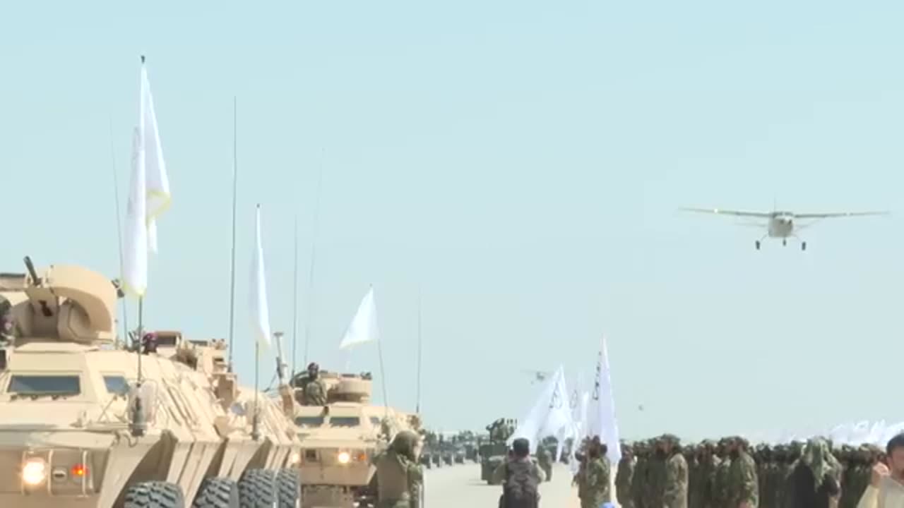 Taliban hold military parade to celebrate three years since takeover of Afghanistan.